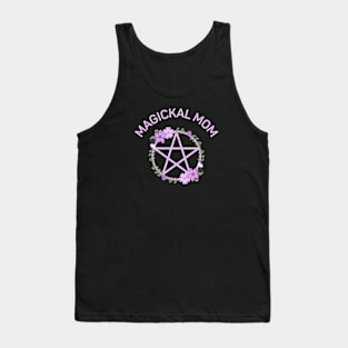 Magickal Mom Midsummer Lilac Pentacle Cheeky Witch® Tank Top